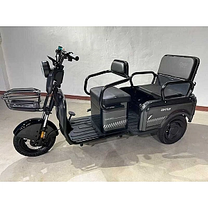 Електричний трицикл Corso «SIG-7» SG-411075 (1) + 1 ЯЩИК АКУМ двигун 1000W, акумулятор 72V/23Ah, колеса 300-10, в коробці
