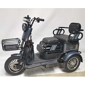 Електричний трицикл Corso «PROTEX» PR-702588 (1) + 1 ЯЩИК АКУМ, двигун 1200W, акумулятор графеновий 72V/23Ah, колеса 300-10, в коробці