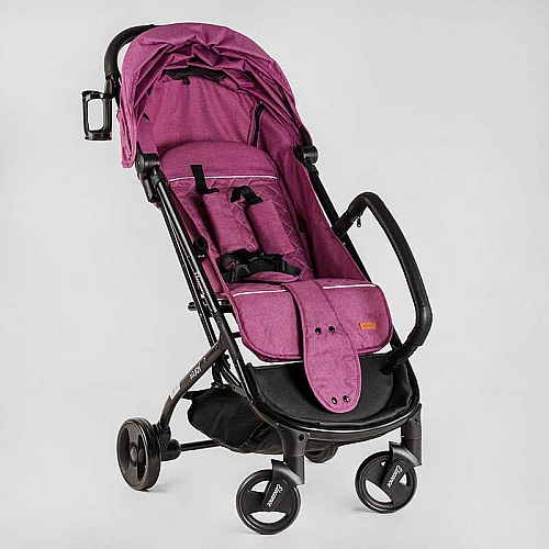 Коляска прогулянкова дитяча JOY Elegans A-16207 рама алюмінієва, футкавер, підсклянник, телескопічна ручка