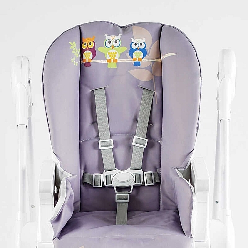 Стільчик для годування Joy K-60290 (1) мягкий чохол ПВХ, 4 колеса, з’ємний столик, кошик