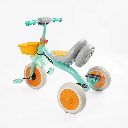 Велосипед 3-х колісний BS-49151 "Best Trike" (1) колеса EVA переднє 10’’, заднє 8’’, сталева рама, УКР.ОЗВУЧУВАННЯ, світло, кошик