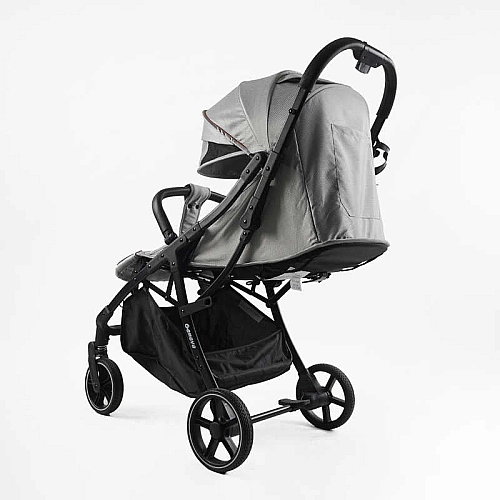 Коляска прогулянкова дитяча JOY Geneva GN-64493 рама алюмінієва, футкавер, підсклянник, телескопічна ручка