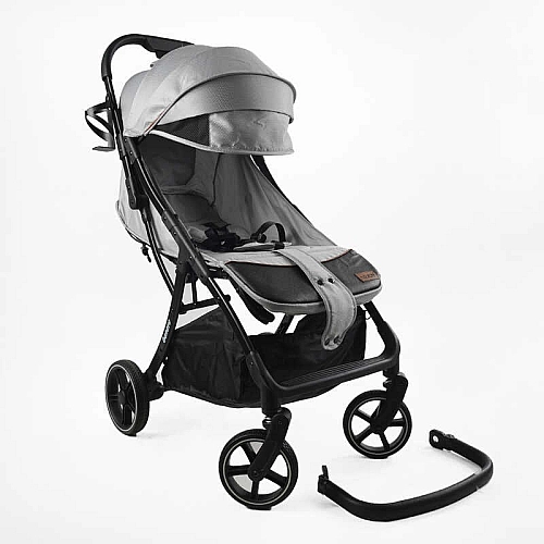 Коляска прогулянкова дитяча JOY Geneva GN-64493 рама алюмінієва, футкавер, підсклянник, телескопічна ручка