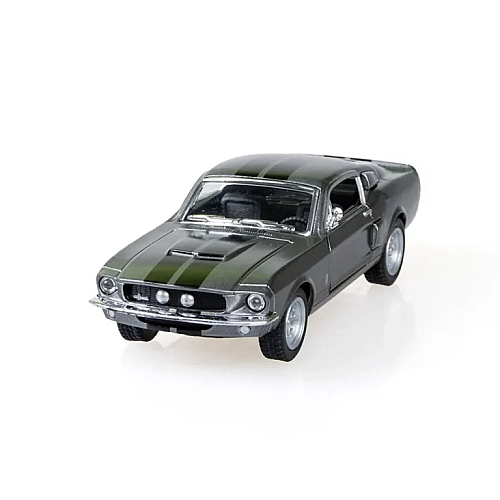Модель машини Kinsmart 1:38 "1967 Shelby GT-500", інерційна, метал KT5372W / Сіра