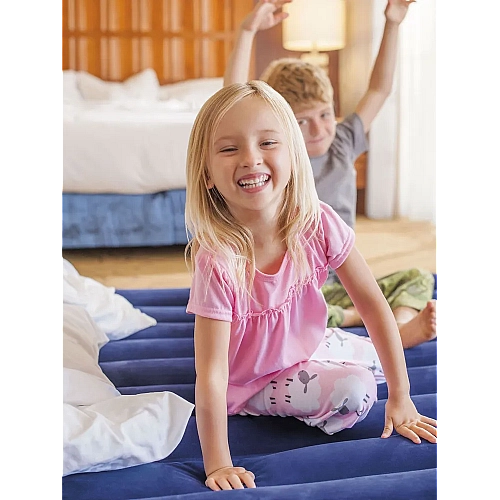 Надувний матрац 64765 Classic Downy Airbed 152х203х25см з насосом і подушками