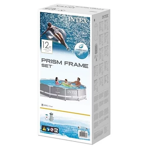 Басейн каркасний Intex 26712NP 366×76 см, 6503 л, з фільтр-насосом 2006 л/год