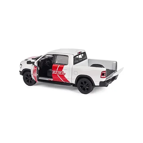 Машинка металева Kinsmart 1:46 Dodge RAM 1500 Livery Edition 2019 (інерційна, двері відчиняються, біла KT5413WF)