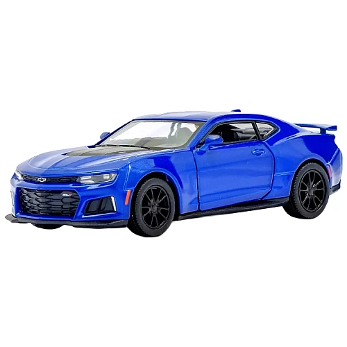 Машинка металева Kinsmart 1:38 2017 Chevrolet Camaro ZL1 KT5399W інерційна, двері відчиняються / Синій