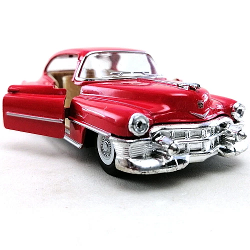 Металева машинка Kinsmart 1953 Cadillac Series 62 Coupe 1:43 (KT5339W) колір Червоний
