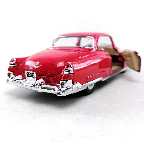 Металева машинка Kinsmart 1953 Cadillac Series 62 Coupe 1:43 (KT5339W) колір Червоний