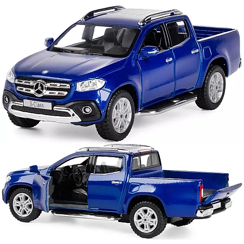 Колекційна модель авто Mercedes-Benz X-Class 1:42 Kinsmart синя
