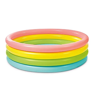 Басейн надувний дитячий INTEX 56441NP "Райдуга" 780 л 168х46 см від 3-х років