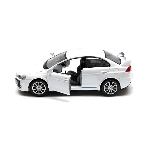 Модель автомобіля колекційна Mitsubishi Lancer Evolution X 1:36 Kinsmart KT5329W / біла