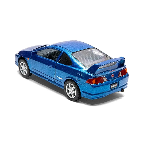 Металева машинка Kinsmart 1:34 Honda Integra Type R KT5053W, інерційна / Синя