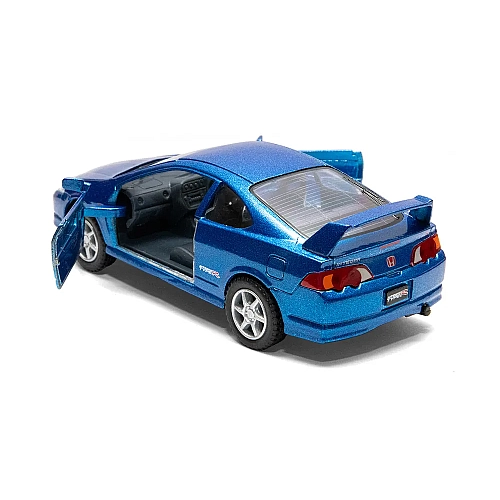 Металева машинка Kinsmart 1:34 Honda Integra Type R KT5053W, інерційна / Синя