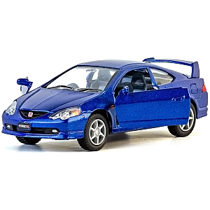 Металева машинка Kinsmart 1:34 Honda Integra Type R KT5053W, інерційна / Синя