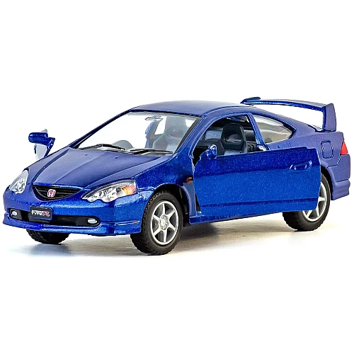 Металева машинка Kinsmart 1:34 Honda Integra Type R KT5053W, інерційна / Синя