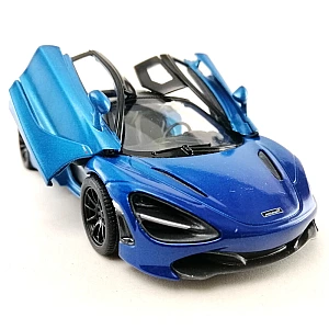 Машинка металева Kinsmart KT5403WG 1:36 McLaren MSO 720S інерційна, двері відчиняються / Синій