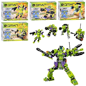 Конструктор Qman 42203 Трансформер 4в1  – Ціна за набір із 4 конструкторів!