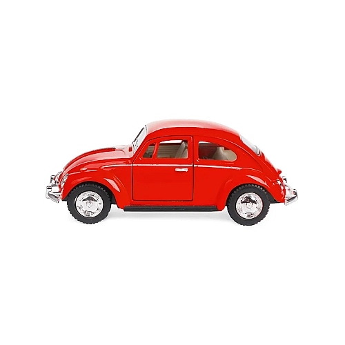 Машинка металева Kinsmart KT5057W 1:32 1967 Volkswagen Classical Beetle (Жук) інерційна, двері відчиняються / Червоний