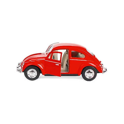 Машинка металева Kinsmart KT5057W 1:32 1967 Volkswagen Classical Beetle (Жук) інерційна, двері відчиняються / Червоний