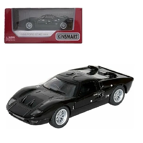 Модель машини KT5427W KINSMART "1966 Ford GT40 MKII" інерція 1:32 колір Чорний