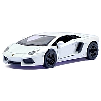Машинка Kinsmart 1:38 Lamborghini Aventador LP 700-4 металева інерційна (Білий) KT5355W