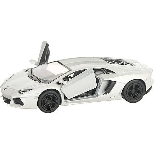Машинка Kinsmart 1:38 Lamborghini Aventador LP 700-4 металева інерційна (Білий) KT5355W