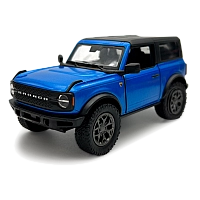Машинка металева Kinsmart 1:34 2022 Ford Bronco (Hard Top) KT5438WB інерційна, двері відчиняються / колір Синій
