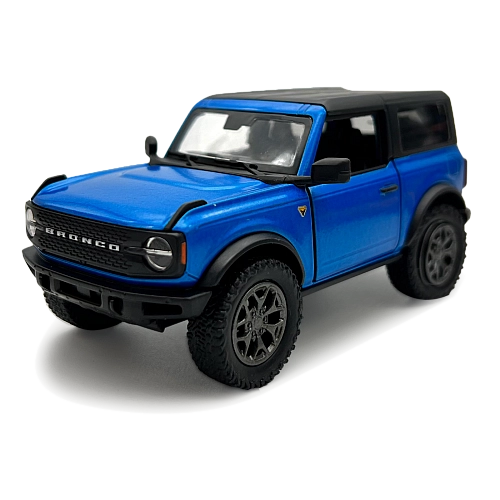 Машинка металева Kinsmart 1:34 2022 Ford Bronco (Hard Top) KT5438WB інерційна, двері відчиняються, колір Синій