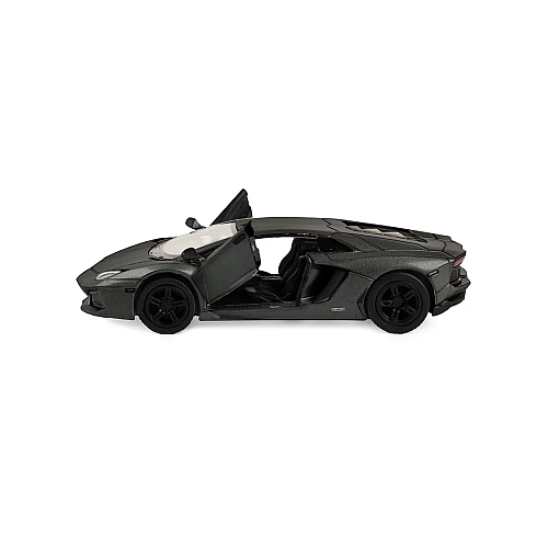 Машинка Kinsmart 1:38 Lamborghini Aventador LP 700-4 металева інерційна (Сіра) KT5355W