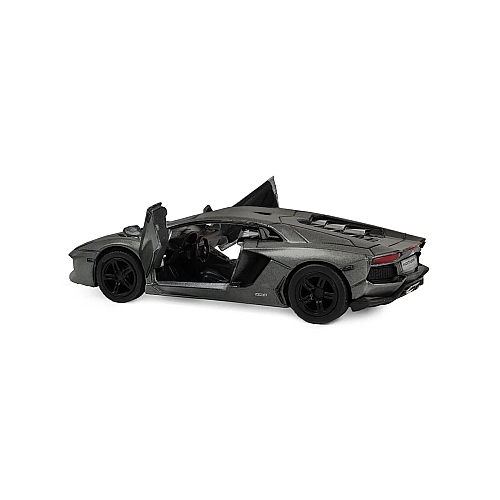 Машинка Kinsmart 1:38 Lamborghini Aventador LP 700-4 металева інерційна (Сіра) KT5355W