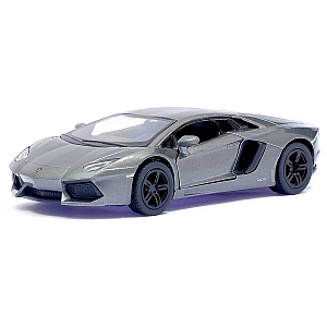 Машинка Kinsmart 1:38 Lamborghini Aventador LP 700-4 металева інерційна (Сіра) KT5355W