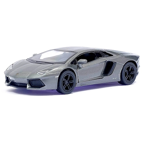 Машинка Kinsmart 1:38 Lamborghini Aventador LP 700-4 металева інерційна (Сіра) KT5355W