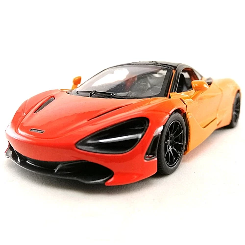 Машинка металева Kinsmart KT5403WG 1:36 McLaren MSO 720S інерційна, двері відчиняються / Помаранчевий
