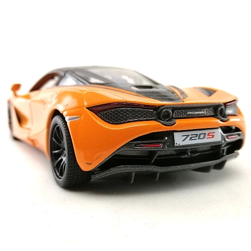Машинка металева Kinsmart KT5403WG 1:36 McLaren MSO 720S інерційна, двері відчиняються / Помаранчевий
