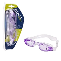 Окуляри для плавання Intex 55682 AquaFlow Youth 8+ прозорі лінзи  Фіолет