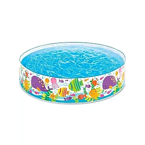 Дитячий басейн Intex 56452 "Океан" 183×38 см, 958 л, жорсткий борт, від 3 років