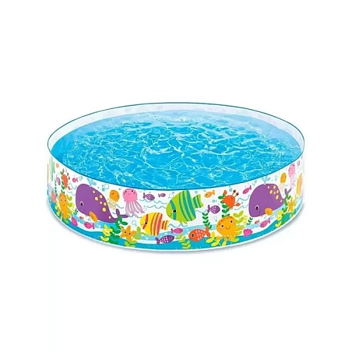Дитячий басейн Intex 56452 "Океан" 183×38 см, 958 л, жорсткий борт, від 3 років