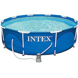 Басейн каркасний Intex Metal Frame 28202NP 305×76 см з фільтр-насосом 1250 л/год