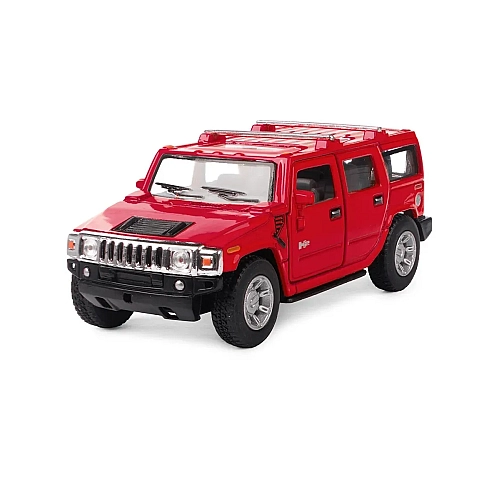 Машинка металева Kinsmart 1:40 2008 Hummer H2 SUV KT5337W інерційна, двері відчиняються / Червоний