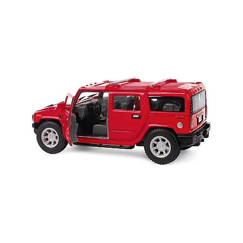 Машинка металева Kinsmart 1:40 2008 Hummer H2 SUV KT5337W інерційна, двері відчиняються / Червоний