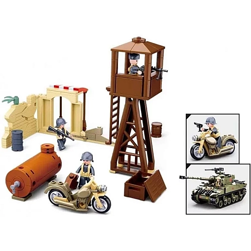 Конструктор SLUBAN Армия Военная База 790 деталей M38-B0713