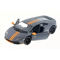 Машинка металева Kinsmart 1:36 Lamborghini Huracán LP610-4 Avio (інерційна, сірий) KT5401W