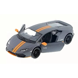 Машинка металева Kinsmart 1:36 Lamborghini Huracán LP610-4 Avio (інерційна, сірий) KT5401W