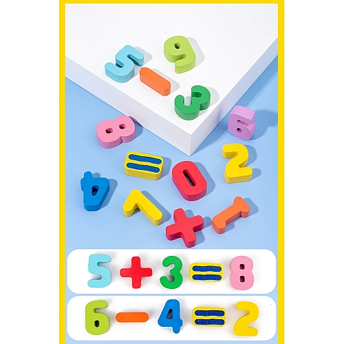 Сортер дерев'яний Монтессорі з вкладишами, розвиваюча іграшка для малюків з магнітною рибалкою MD2901