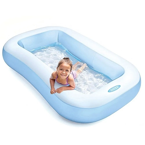 Дитячий надувний басейн INTEX 57403NP з надувним дном, 166x100x28 см
