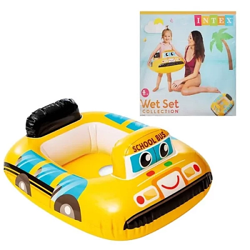 Коло надувне Intex 59586NP "Автобус" з сидінням для 1-2 років