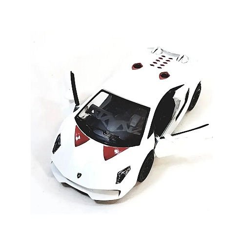 Машинка металева Kinsmart Lamborghini Sesto Elemento 1:38 (інерційна, білий) KT5359W