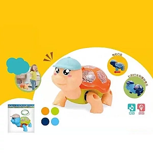 Іграшка Музична Черепашка 021-2  світло, звук 2 кольори